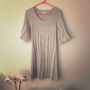Grey Sweater Dress